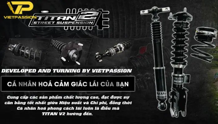 Titan được người dùng đánh giá cao về chất lượng của các dòng phụ kiện giảm xóc Titan V2 – Thương hiệu phuộc hiệu suất cao của Đài Loan