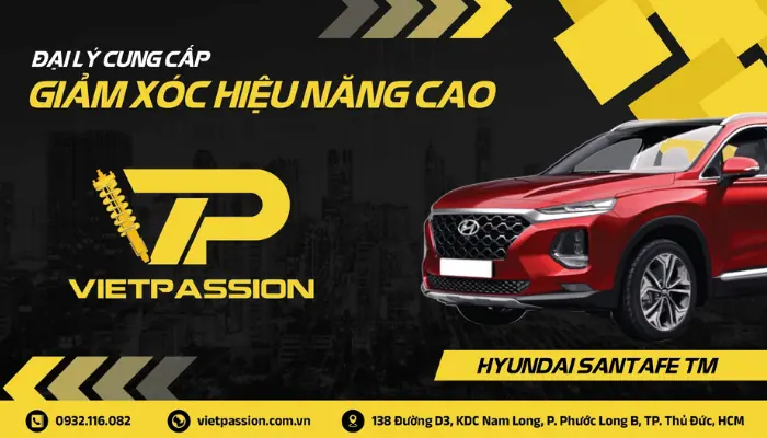 Mua phuộc nhún giảm xóc xe tô tô Santafe TM 2019-2020 tại VIETPASSION