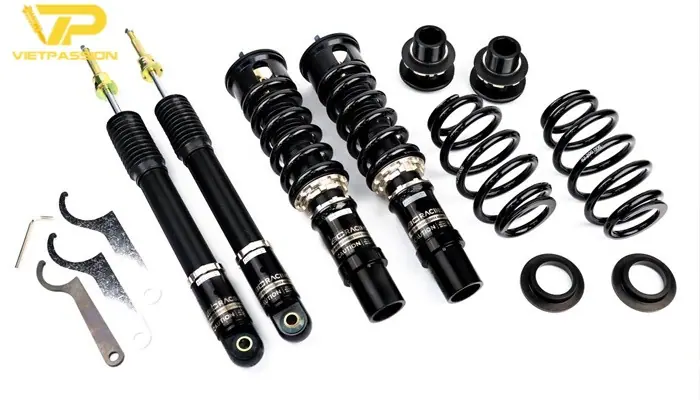 Thành phần của bộ phuộc BC Racing cho xe hơi BMW